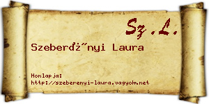 Szeberényi Laura névjegykártya