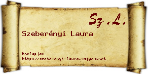 Szeberényi Laura névjegykártya